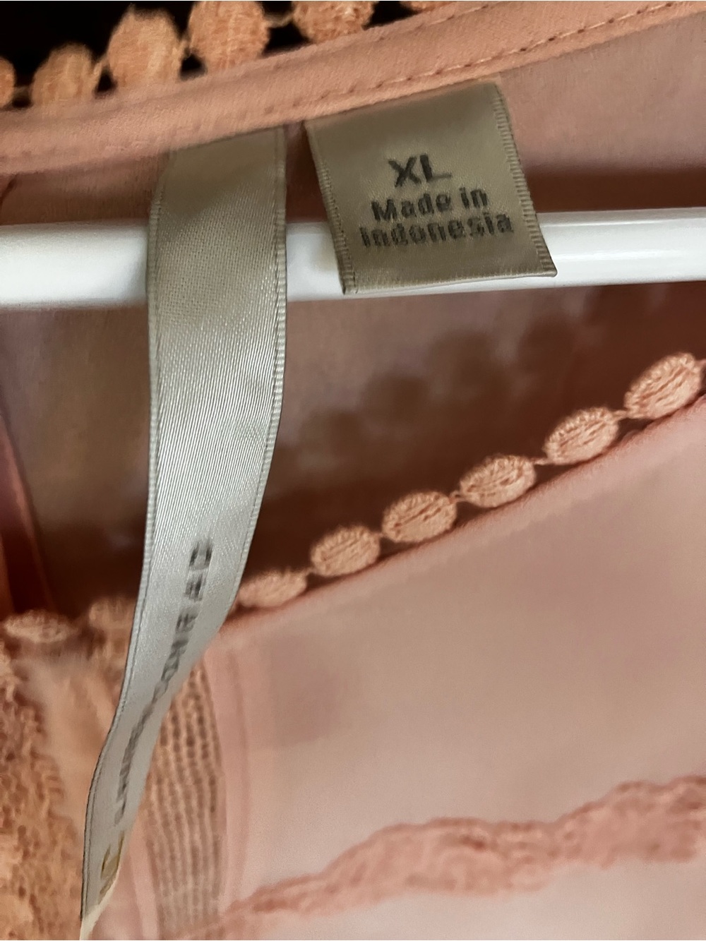 LC Lauren Conrad Blush Pink Lace Panel Blouse - Picture 3 of 10